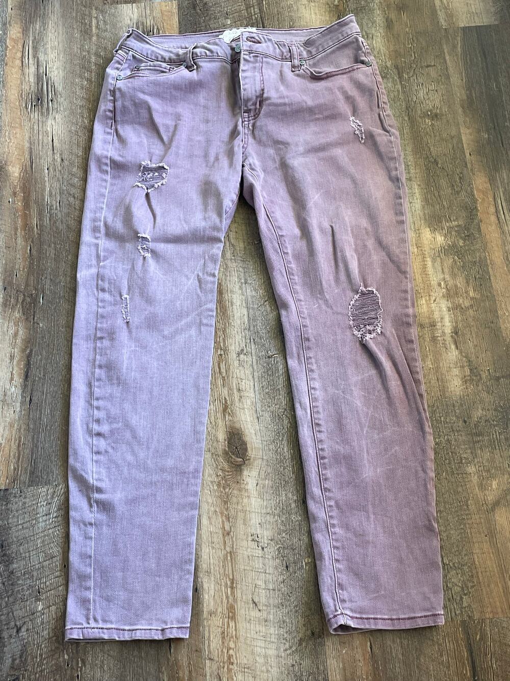 Altar'd State Pink distressed ripped jeans 29/9